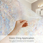 Rainbow Window Film – Color Play & UV PRedection without Adhesive