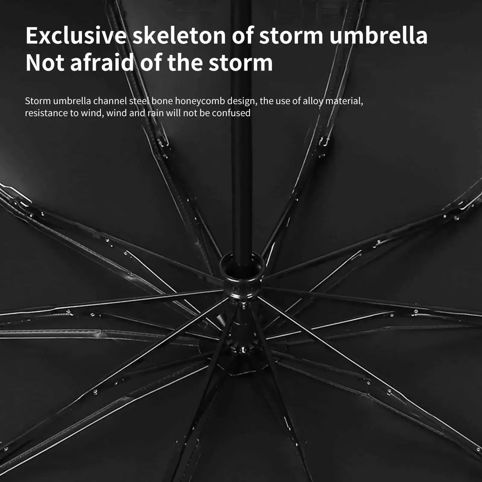 Umbrella with carabiner handle – award-winning design & maximum durability