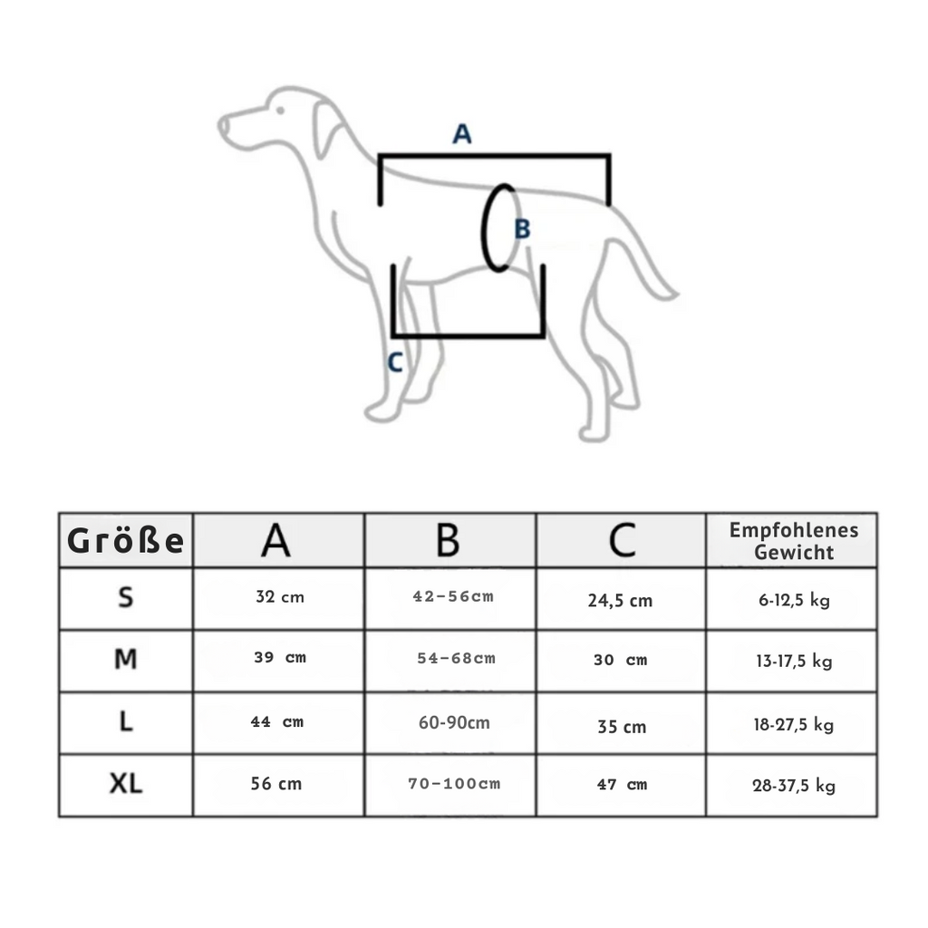 Reha-Dog Harness with Stable Carrying Handle
