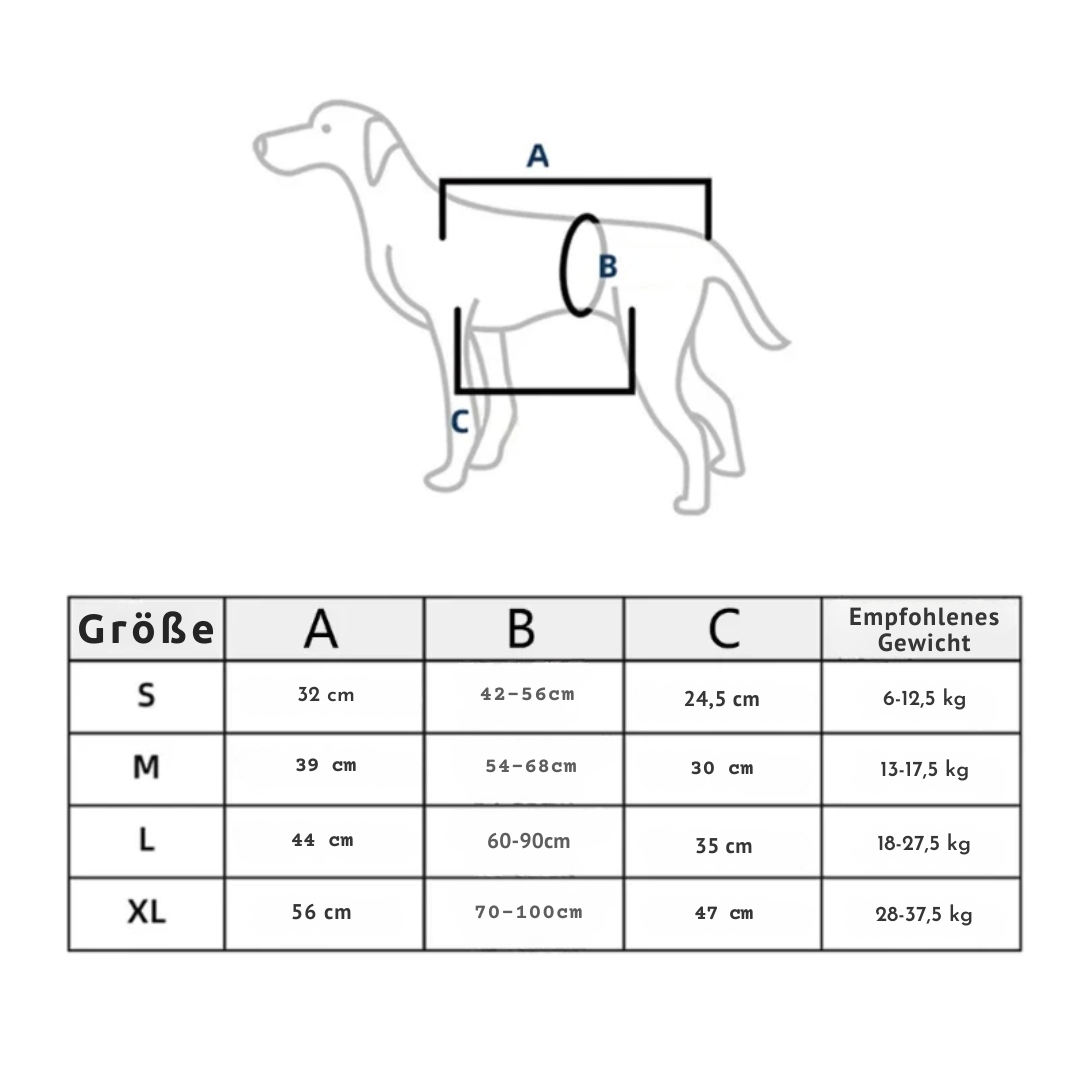 Reha-Dog Harness with Stable Carrying Handle