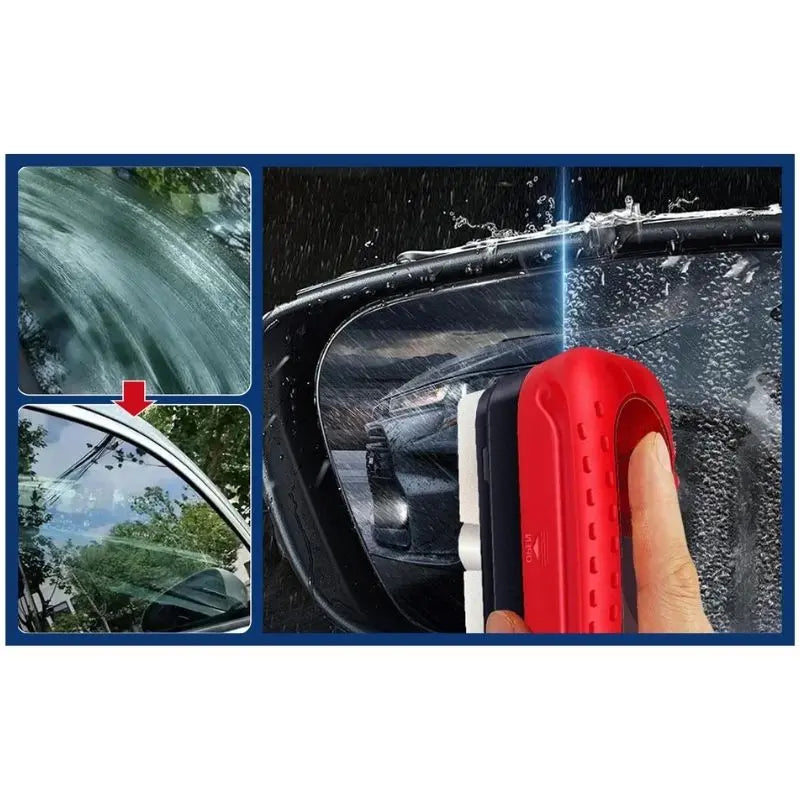 Cleaning agent for hydrophobic glass coatings of windshields