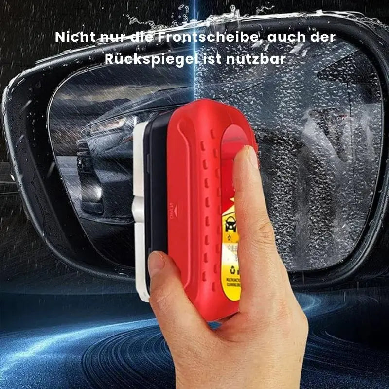 Cleaning agent for hydrophobic glass coatings of windshields