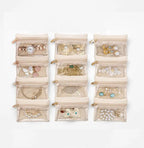 Jewelry box with transparent compartments – stored organized and pRedected