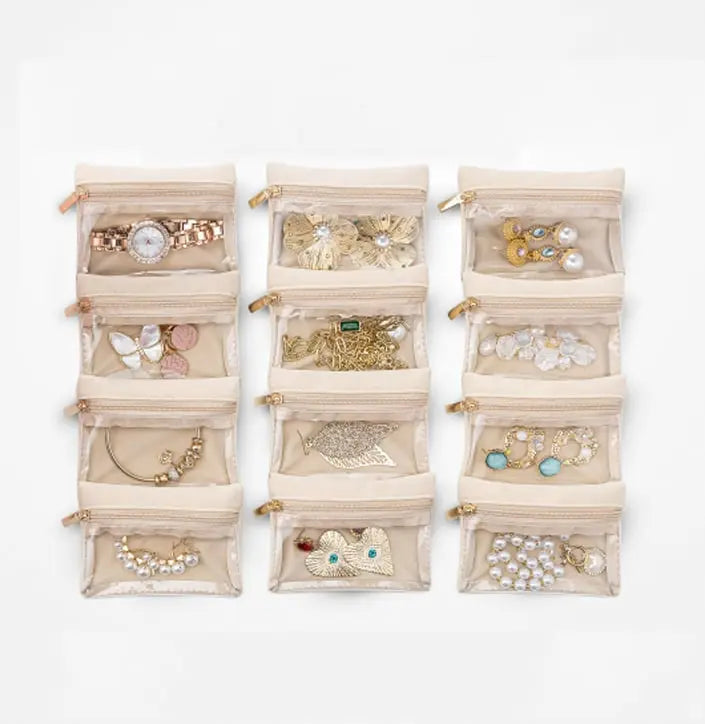 Jewelry box with transparent compartments – stored organized and pRedected