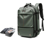 Compressible laptop backpack for travelling