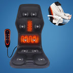 RelaxPulse | Massage Chair Pad – Heated Vibration Seat Cushion – Adjustable Lumbar Support – for Home, Office & Car Use