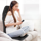 RelaxPulse | Massage Chair Pad – Heated Vibration Seat Cushion – Adjustable Lumbar Support – for Home, Office & Car Use