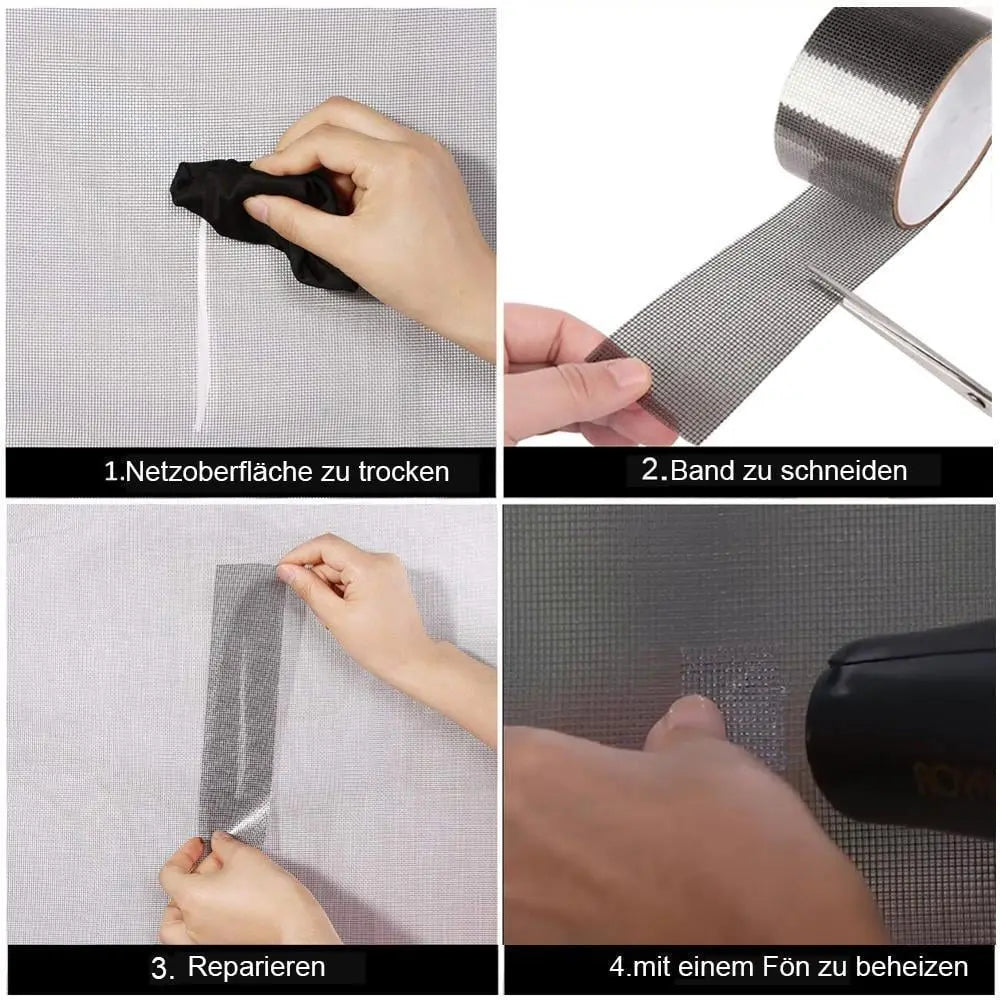 Repair fabric tape for insect screens – Durable and weatherproof