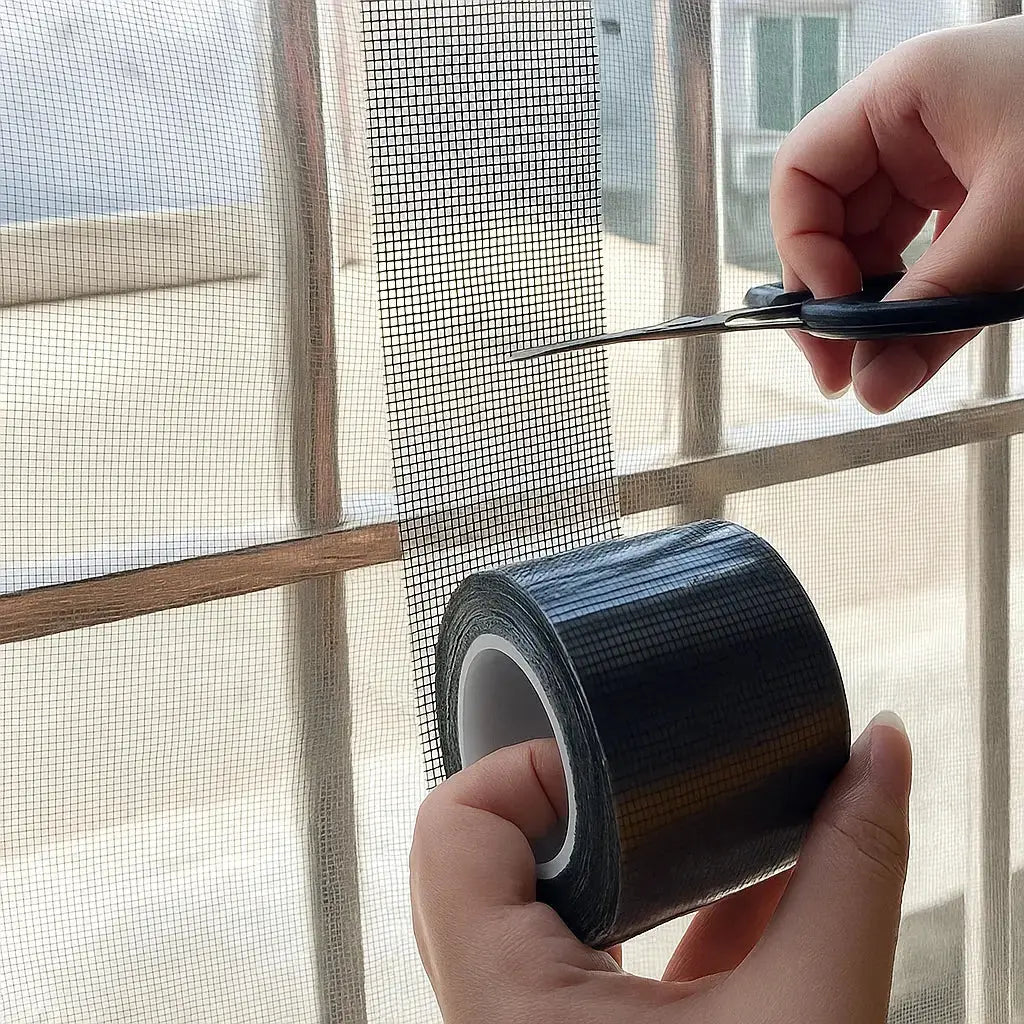 Repair fabric tape for insect screens – Durable and weatherproof