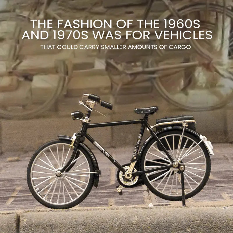 Retro bicycle model 1:8 scale