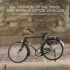 Retro bicycle model 1:8 scale