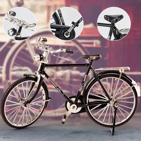 Retro bicycle model 1:8 scale