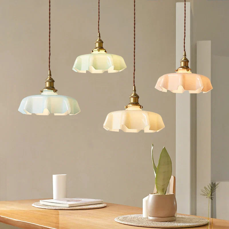 French Brass Pendant Lamp - BrassChic
