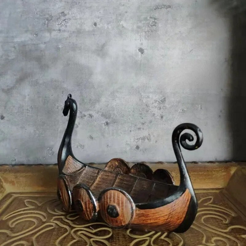 Retro Viking Steering Ship Craft