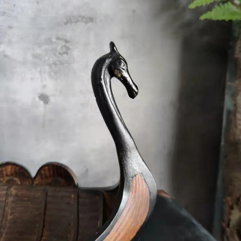 Retro Viking Steering Ship Craft