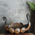 Retro Viking Steering Ship Craft