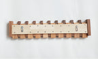 RetroHooks - Wooden piano wall shelf with magnetic hooks