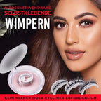 Reusable self-adhesive eyelashes