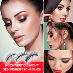Reusable self-adhesive eyelashes