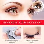 Reusable self-adhesive eyelashes