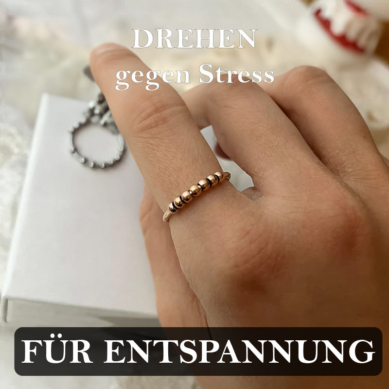 Calm – Anxiety Ring with Pearls - Anti Stress & Anti Anxiety