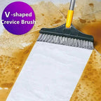 Robust Floor Cleaning Brush with Long Handle – Effortlessly Deep Clean