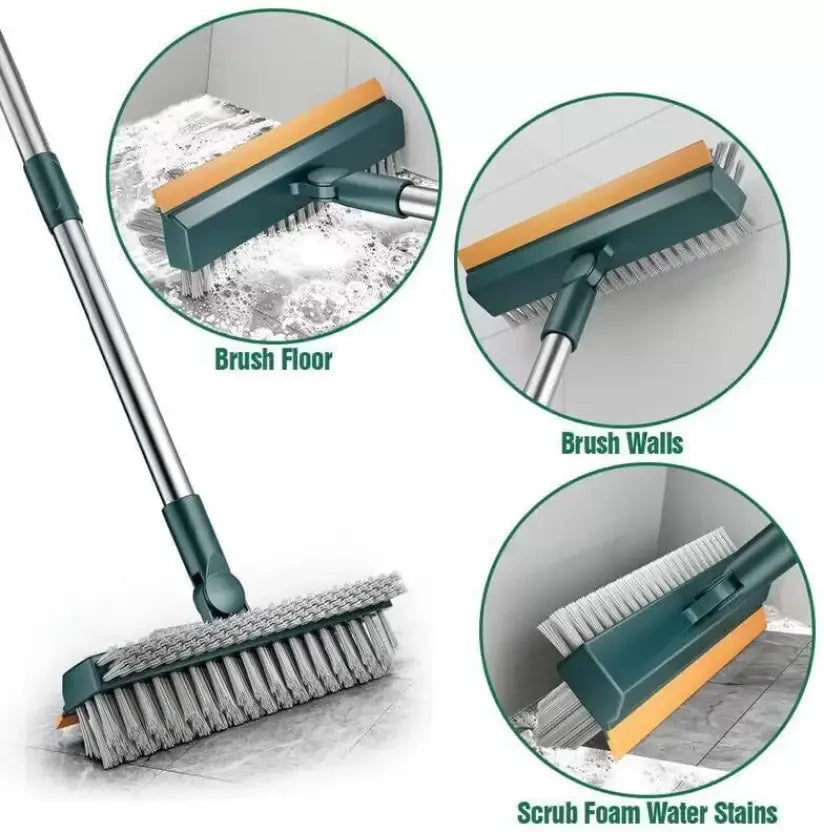 Robust Floor Cleaning Brush with Long Handle – Effortlessly Deep Clean