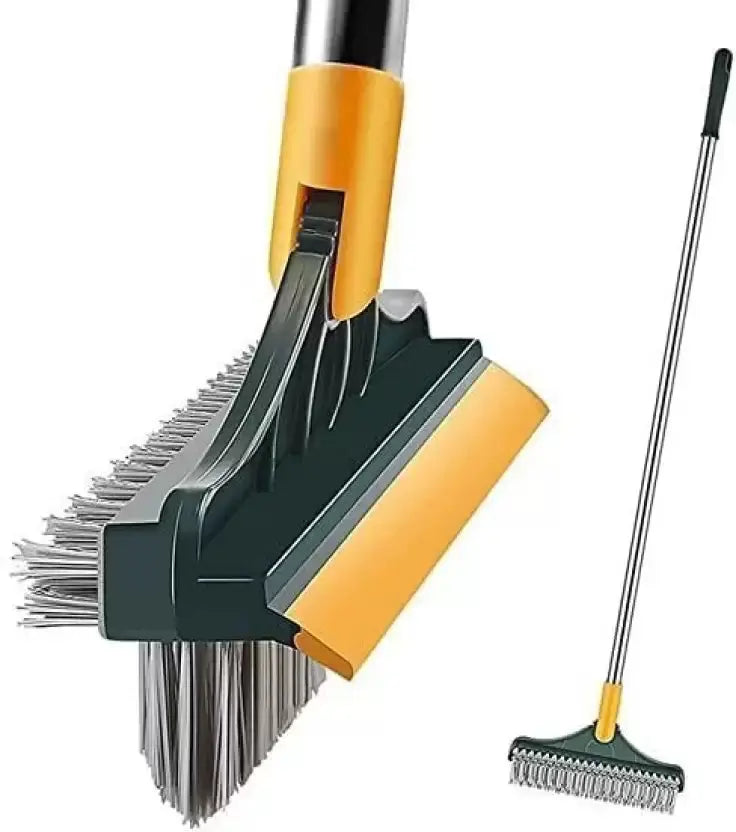 Robust Floor Cleaning Brush with Long Handle – Effortlessly Deep Clean