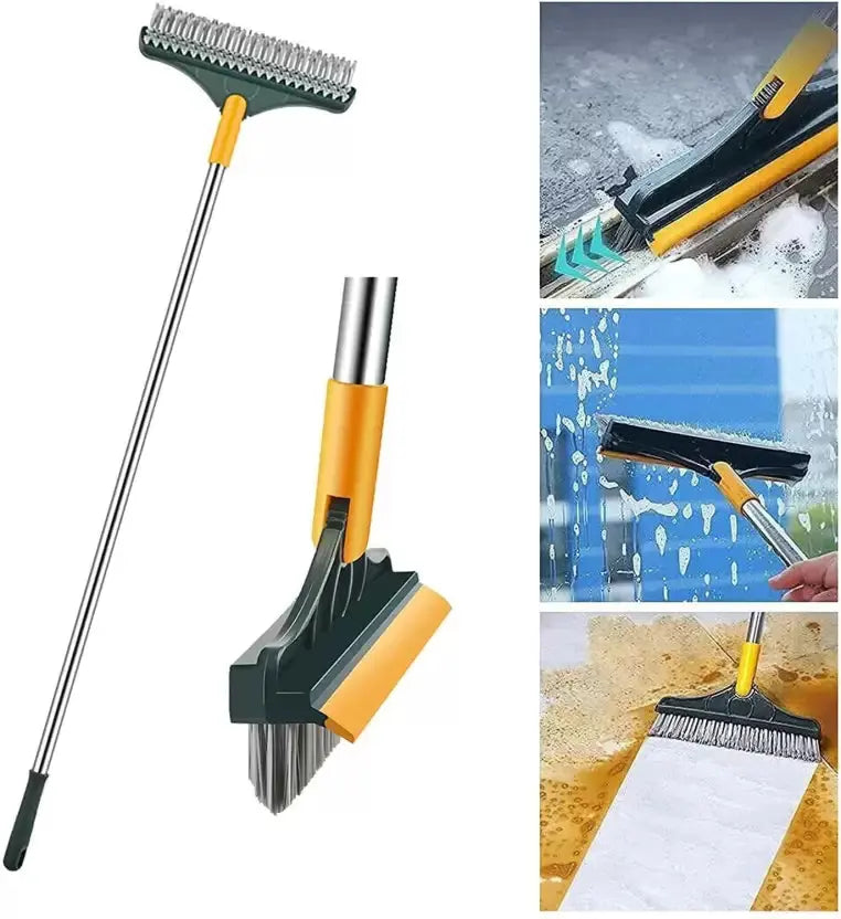 Robust Floor Cleaning Brush with Long Handle – Effortlessly Deep Clean