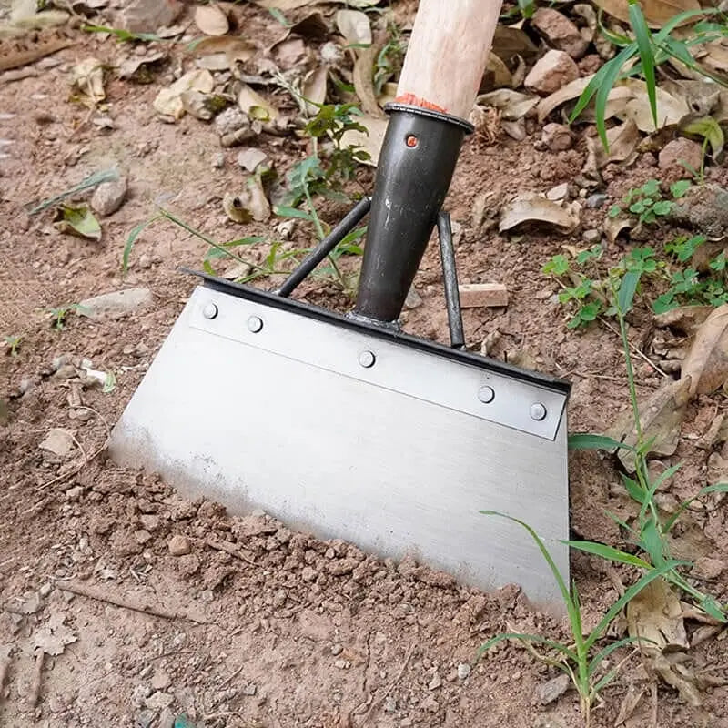 Robust Garden Spade for Effortless Weed Removal