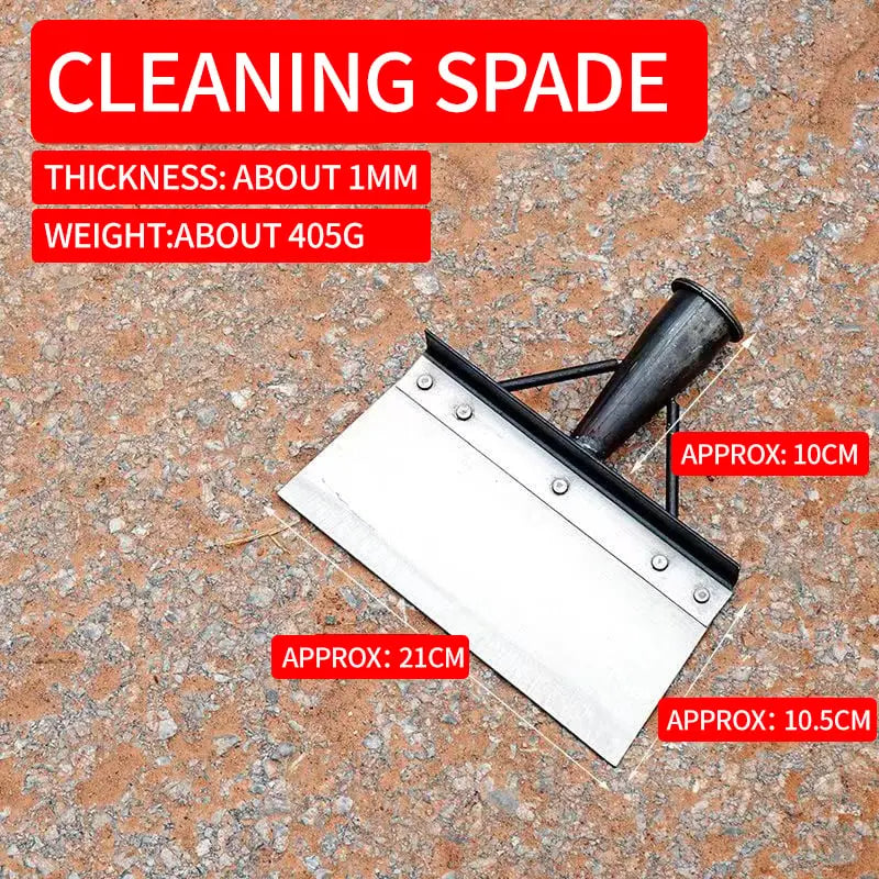 Robust Garden Spade for Effortless Weed Removal