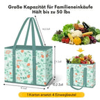 Robust & foldable shopping bag with XL volume (3 pieces)