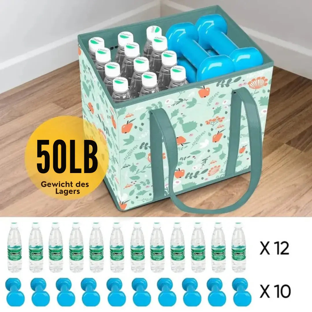 Robust & foldable shopping bag with XL volume (3 pieces)