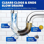 Liquid drain cleaner – Dissolves clogs & neutralizes odors