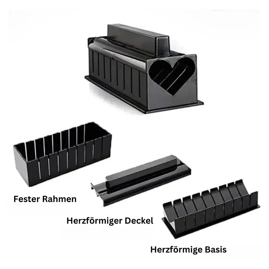 Sushi Rolls and Cutting Set – Practical Sushi Kit with Templates and Accessories