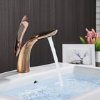 Luxurious modern bathroom faucet