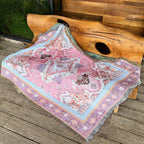 Bohemian Aztec Tapestry Throw Sofa Blanket