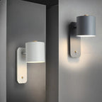 Cylindrical Wall Lamp with Plug