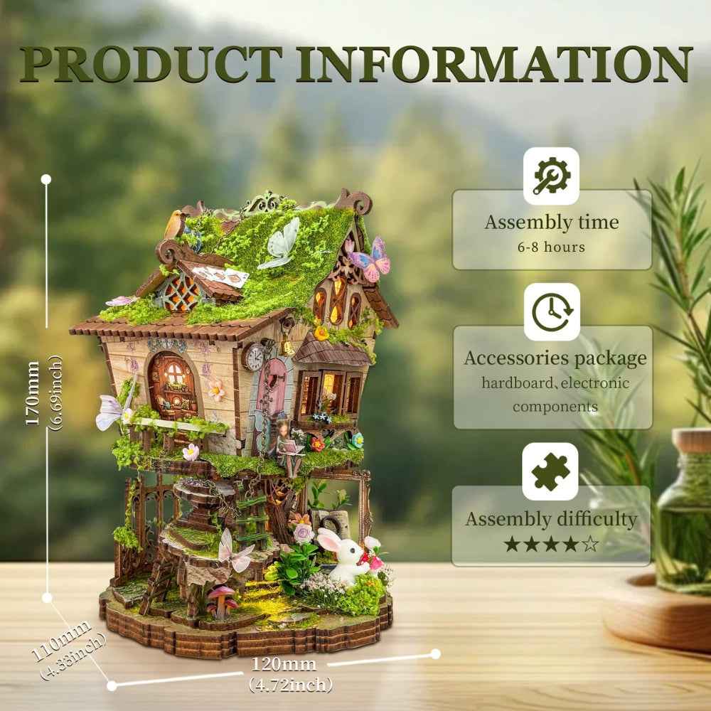 Rowan's Treehouse DIY Book Nook Kit