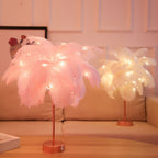 OstrichGlow Nightlight - Unique Mood Lamp with Pink Foot Bowl Lift