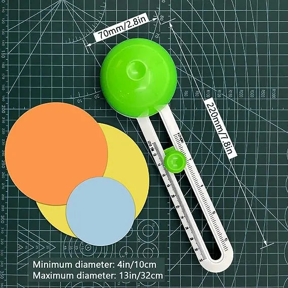 Redary Cutter – Precise & Safe for Paper & Fabric (incl. 2 Blades)