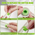 Redary Cutter – Precise & Safe for Paper & Fabric (incl. 2 Blades)