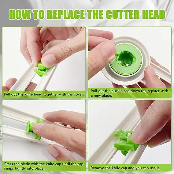 Redary Cutter – Precise & Safe for Paper & Fabric (incl. 2 Blades)