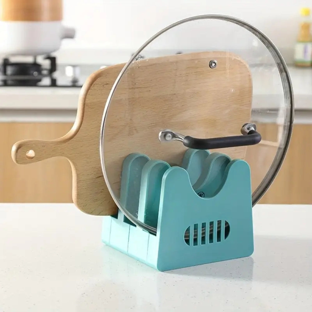 ABS Pot Lid and Utensils Storage Rack