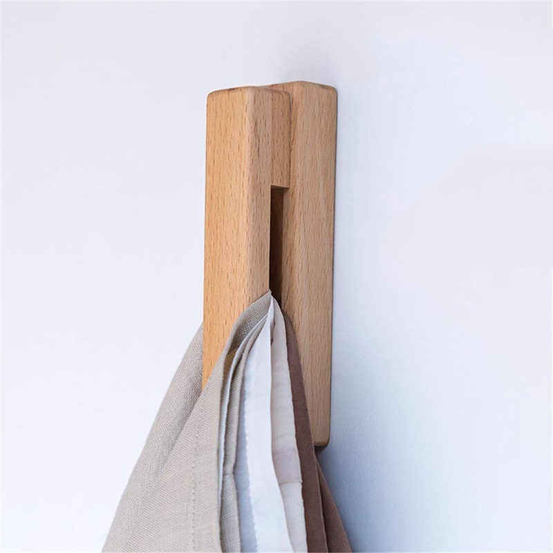 Nordic Wooden Towel Holder for the Bathroom