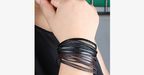 Rustic Leather Wrap Bracelet