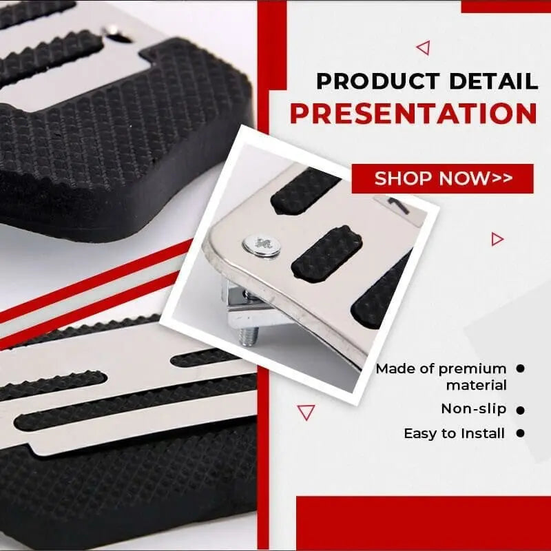 Non-slip car foot pedals – more grip & safety while driving