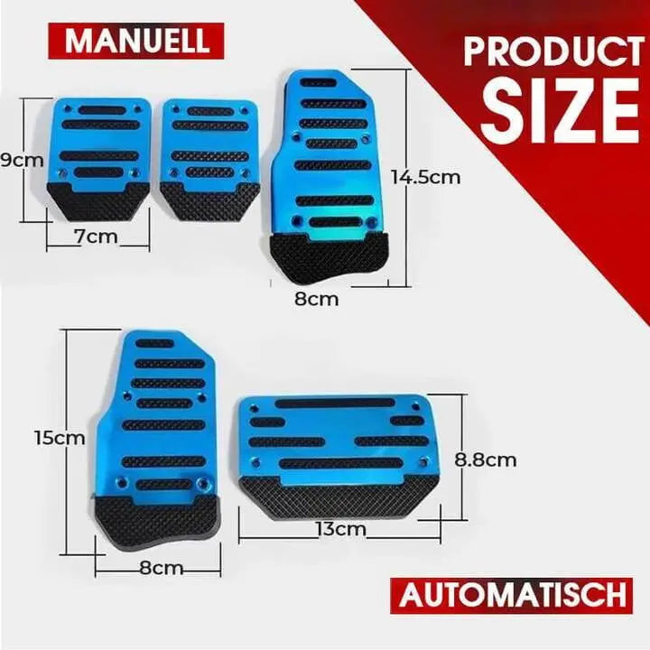 Non-slip car foot pedals – more grip & safety while driving