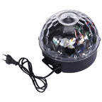 Digital LED RGB Crystal Magic Ball Stage Effect Light, DMX Party Disco DJ Bar Colored Pattern Lighting