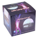 Digital LED RGB Crystal Magic Ball Stage Effect Light, DMX Party Disco DJ Bar Colored Pattern Lighting